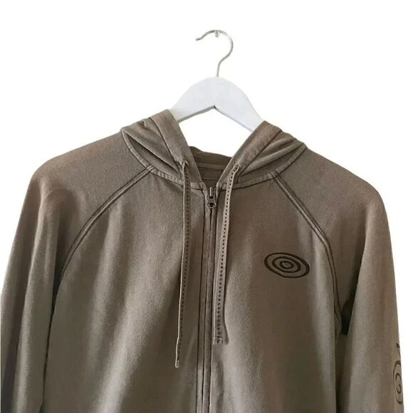 Life is Good/ Good Vibes Olive Long Sleeves Cotton Unisex Hoodie Sweatshirt S - Picture 6 of 14